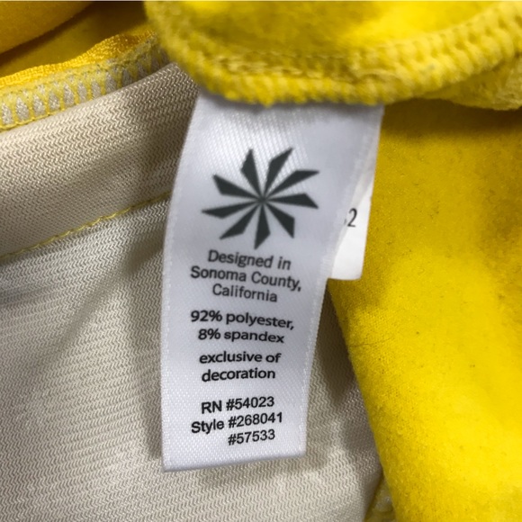Athleta Yellow 1/4 Zip Pullover - Picture 8 of 8